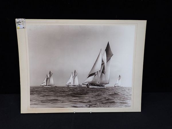 BEKEN OF COWES: 'START SCHOONER RACE - 1908'