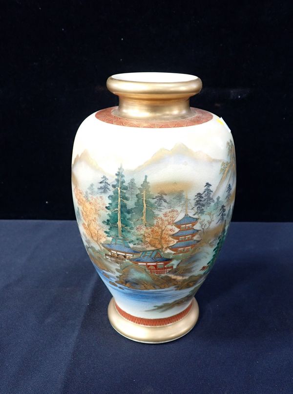 A JAPANESE SATSUMA VASE