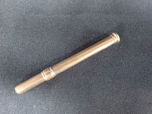 A SAMPSON MORDAN & CO YELLOW METAL PROPELLING PENCIL