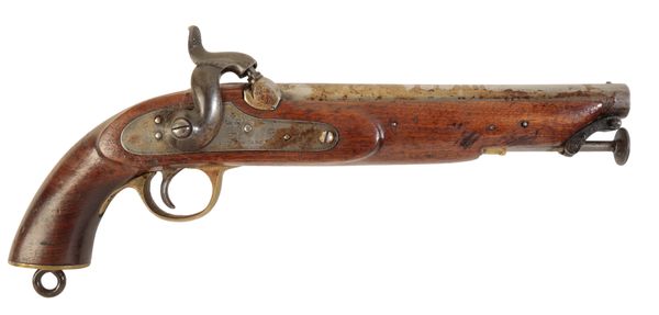 A CRIMEAN WAR LANCER'S PISTOL