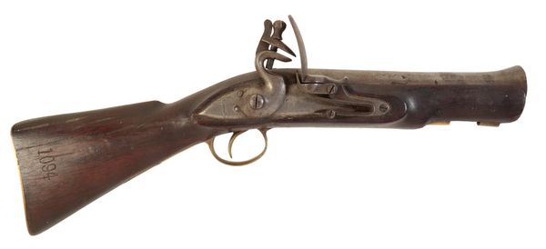 A BLUNDERBUSS FLINTLOCK ‘DRAGOON’ PISTOL