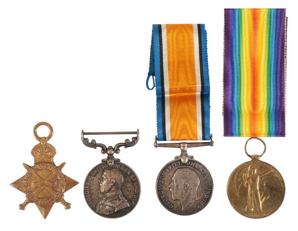 A CASUALTY MILITARY MEDAL GROUP TO PTE GILL CAMBRIDGE REGIMENT