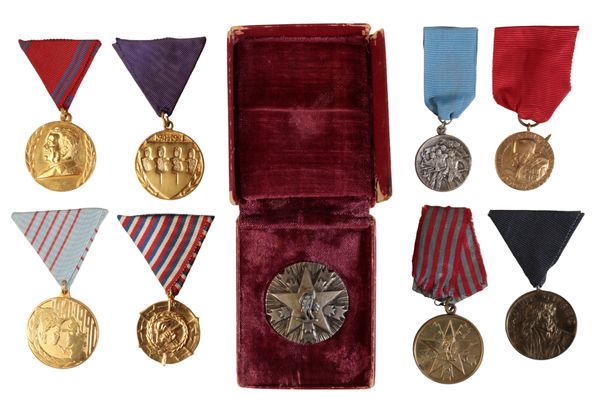 A COLLECTION OF YUGOSLAV AWARDS