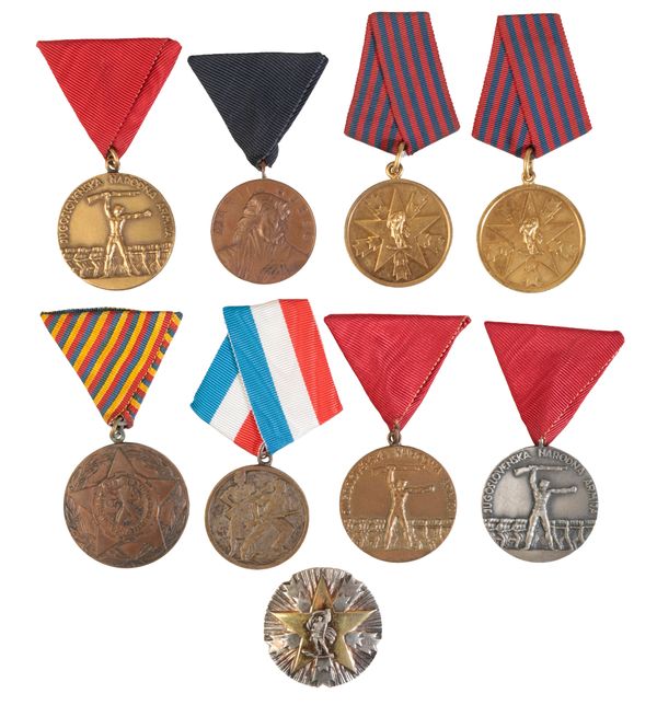 A COLLECTION OF YUGOSLAV AWARDS