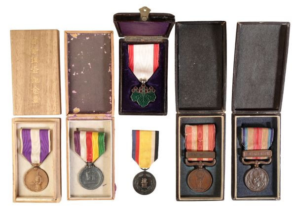 JAPAN. SIX ORDERS AND MEDALS