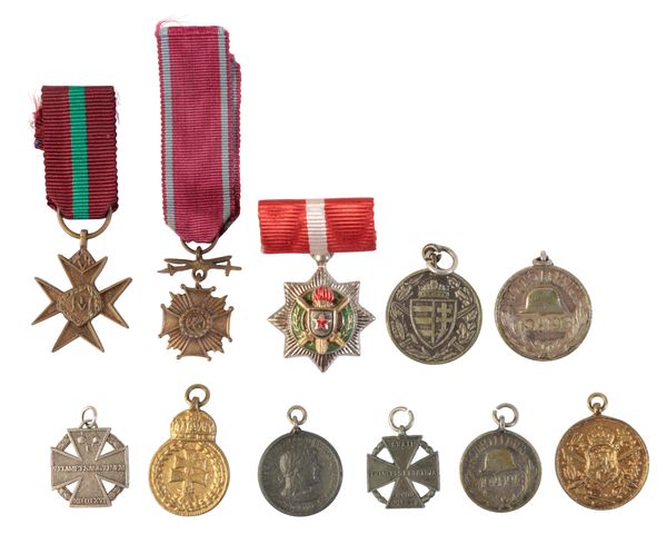 A COLLECTION OF CENTRAL AND EASTERN EUROPEAN MINIATURE MEDALS