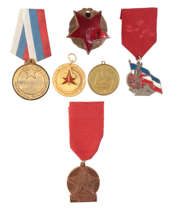 ALBANIA AND YUGOSLAVIA WORLD WAR II PARTISAN AWARDS