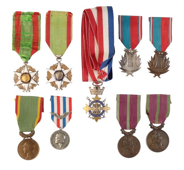 FRANCE: A SELECTION OF AWARDS OF MERIT AND OF SOCIETIES