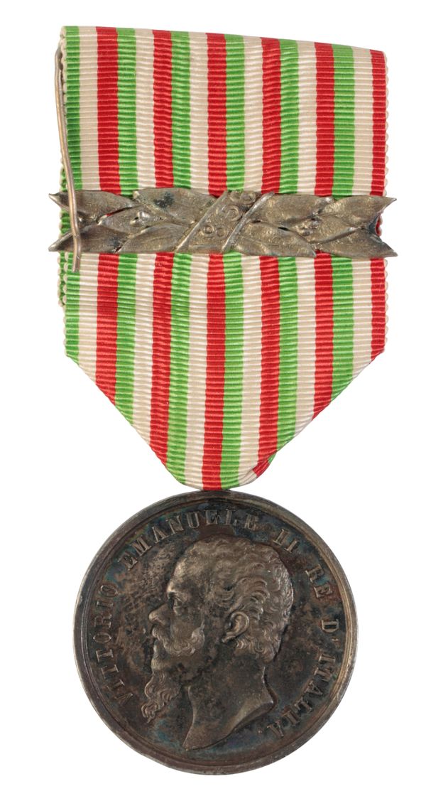 ITALY, KINGDOM. MEDAL FOR THE INDEPENDENCE AND UNIFICATION OF ITALY 1865, WITH ‘1856’ CLASP