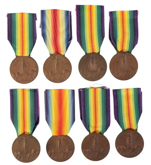 ITALY, KINGDOM. A COLLECTION OF VICTORY MEDALS, 1914-1918