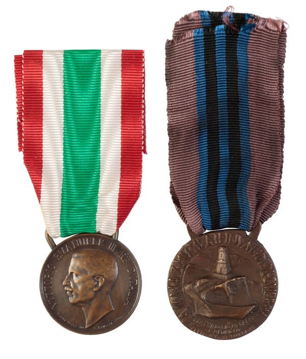 ITALY, KINGDOM. GREAT WAR CASUALTY AND DISABLED MEDALS.