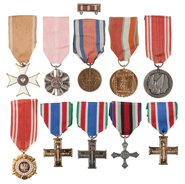 POLAND. A COLLECTION OF ORDERS AND MEDALS