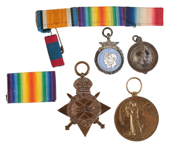 A 1914/15 STAR AND VICTORY MEDAL TO NURSE JONES