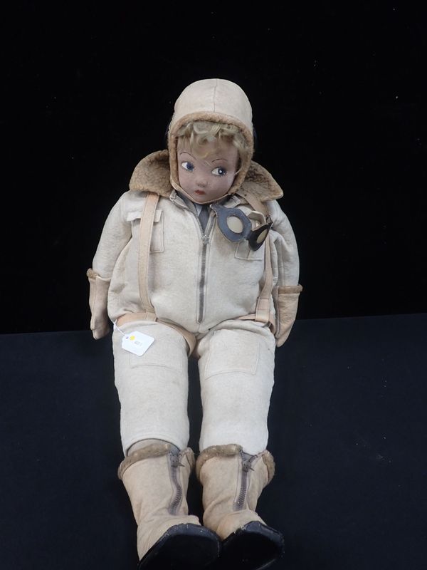 AN UNUSUAL LARGE NORAH WELLINGS 'HARRY THE HAWKER' DOLL