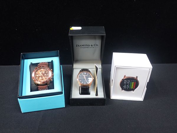 THREE BOXED GENT'S WRISTWATCHES