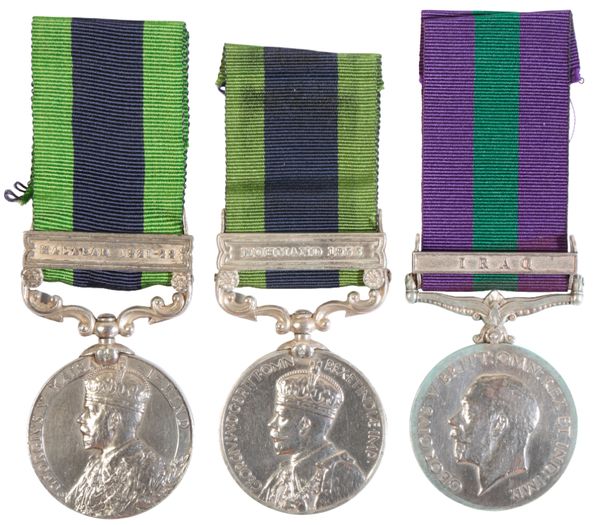 THREE CAMPAIGN MEDALS