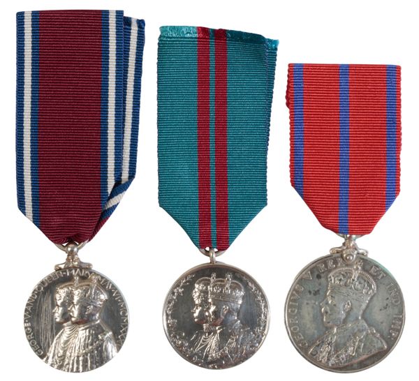 THREE CORONATION MEDALS