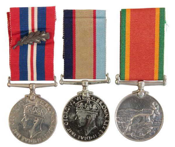 THREE WW2 MEDALS