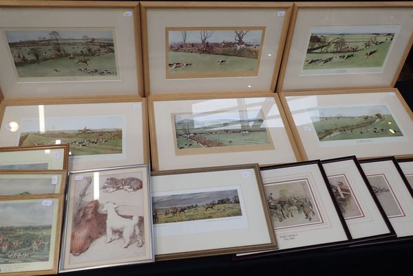 A COLLECTION OF HUNTING PRINTS AFTER CECIL ALDIN