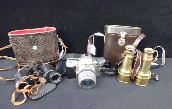 A PAIR OF USSR 8 X 30 BINOCULARS