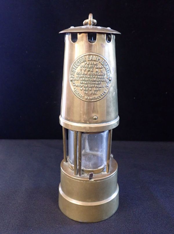 A 'PROTECTOR LAMP AND LIGHTING Co Ltd'' MINER'S LAMP