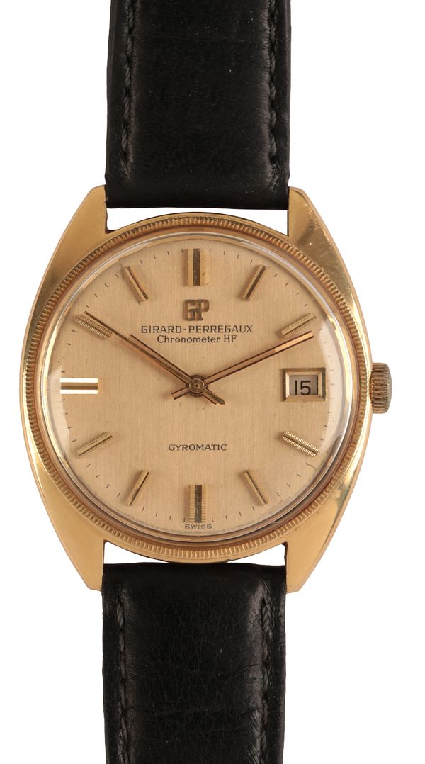 GIRARD PERREGAUX CHRONOMETER FX: A GENTLEMAN'S GOLD WRISTWATCH