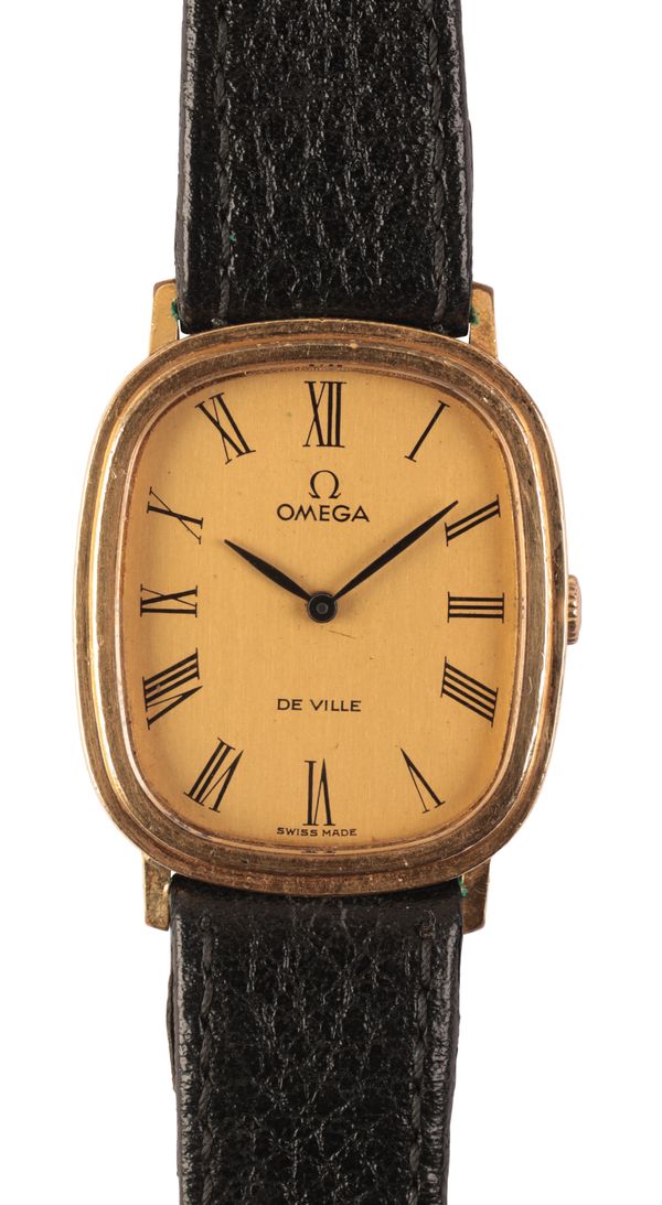 OMEGA DE VILLE: A GENTLEMAN'S GOLD-PLATED WRISTWATCH