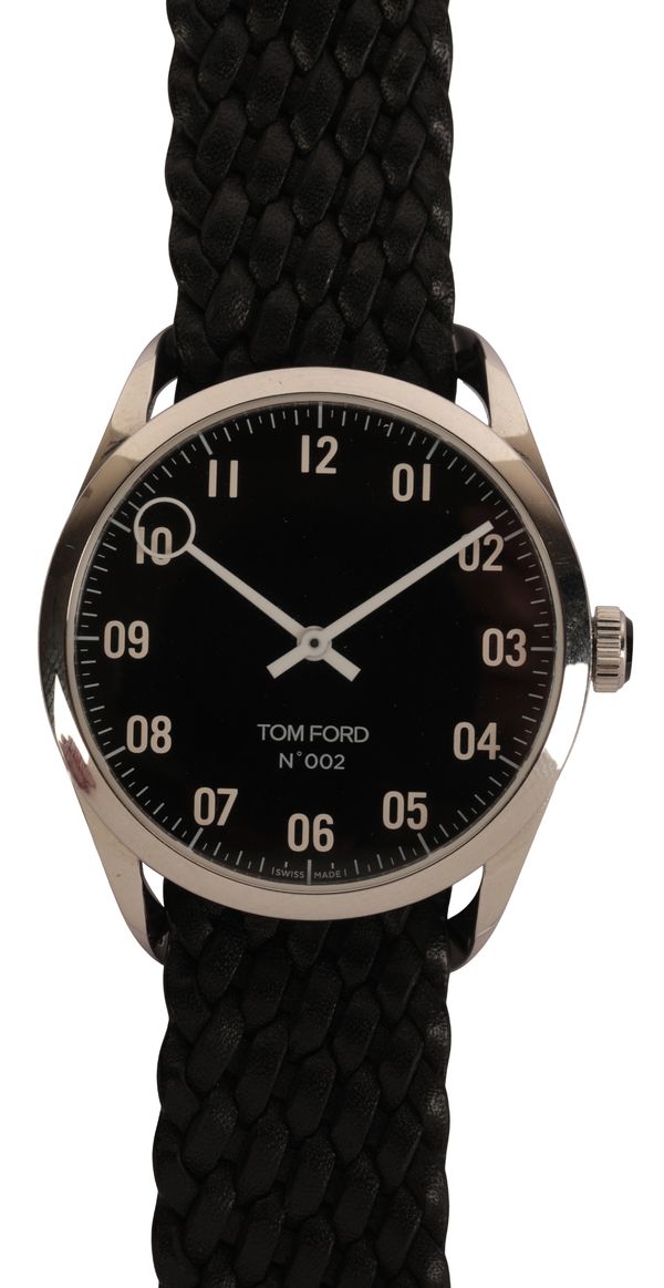 TOM FORD: A GENTLEMAN'S STAINLESS STEEL WRISTWATCH