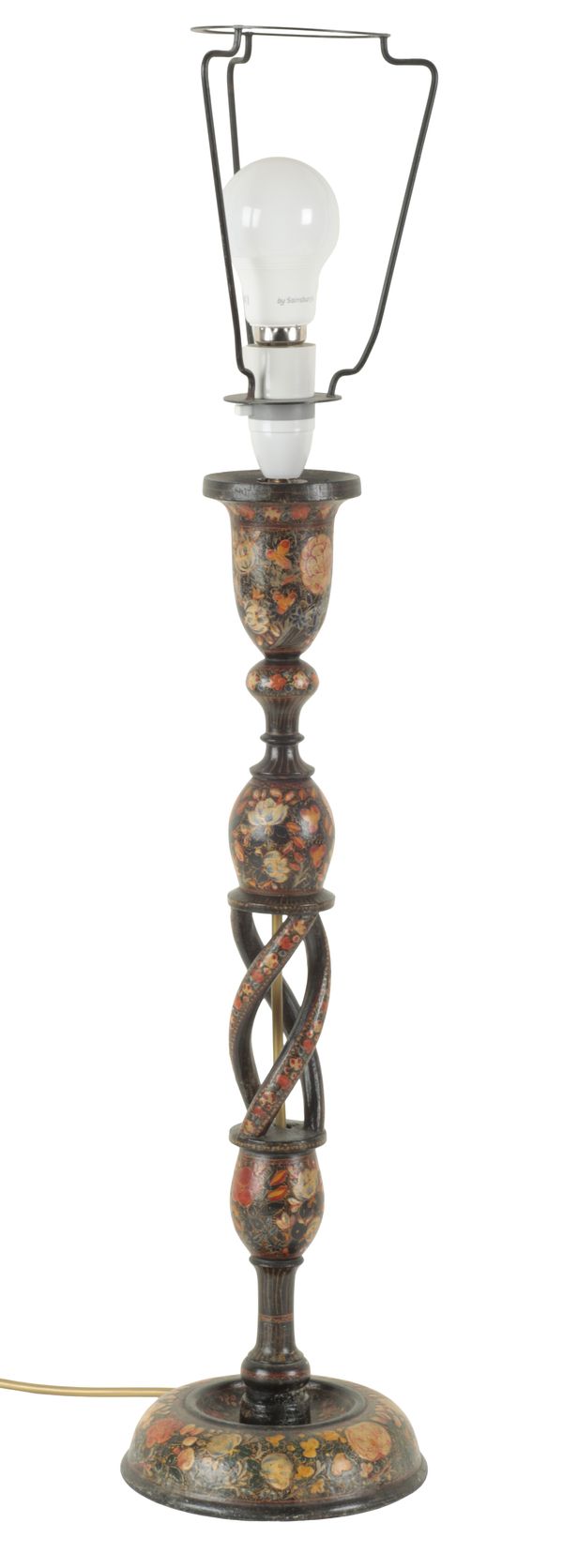 A KASHMIRI TABLE LAMP