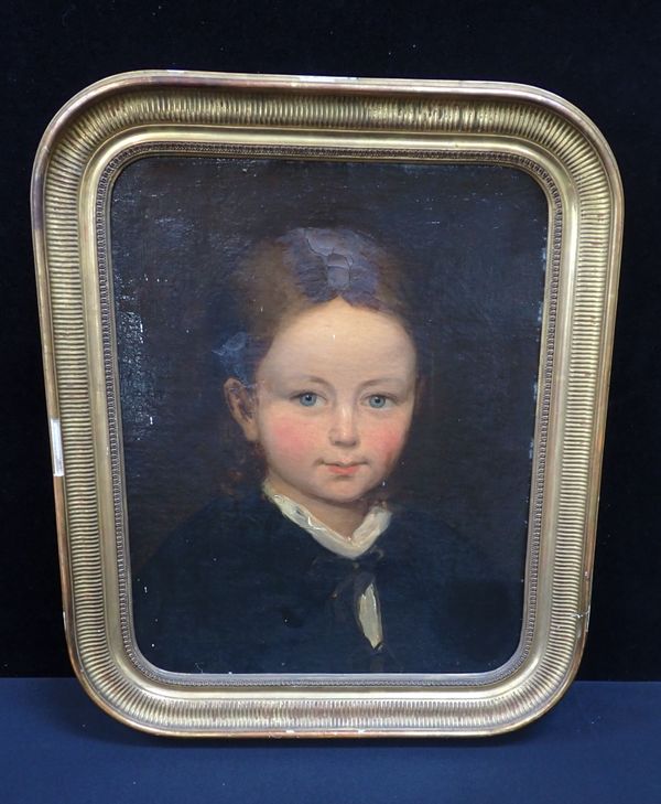 19TH CENTURY FRENCH SCHOOL: PORTRAIT OF A CHILD