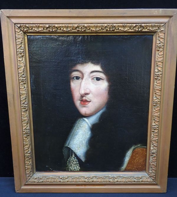 17TH ENGLISH SCHOOL: A PORTRAIT OF A GENTLEMAN IN 17TH CENTURY DRESS