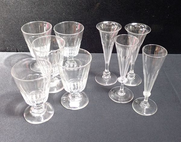 LATE GEORGIAN DRINKING GLASSES