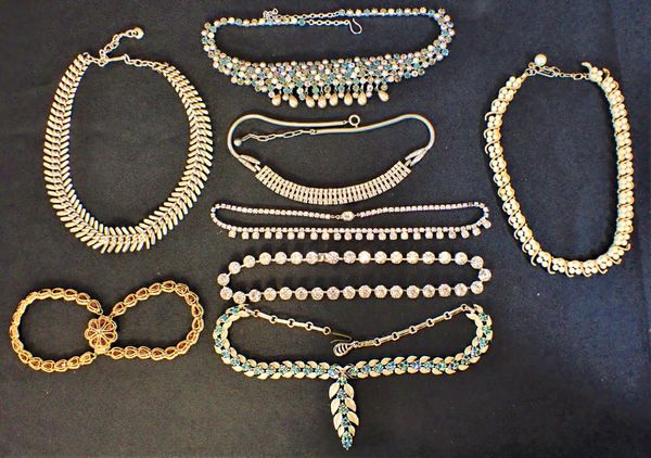 A TRIFARI BRACELET, AND OTHER COSTUME JEWELLERY