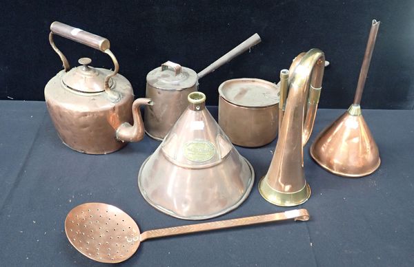 A COLLECTION OF COPPERWARE