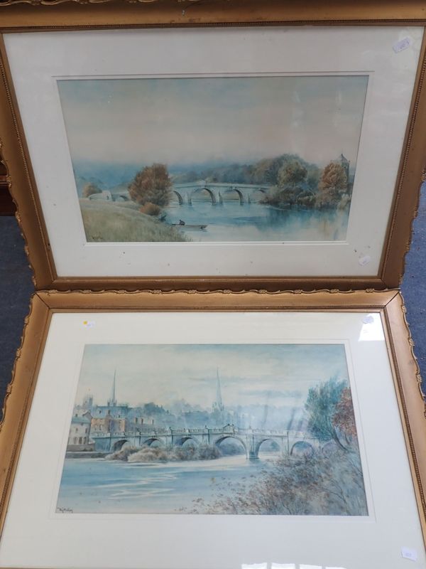 Hy. WALTON: 'ASHNET BRIDGE, SHREWSBURY'