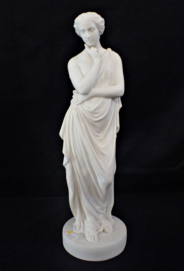 A VICTORIAN PARIAN WARE FIGURE