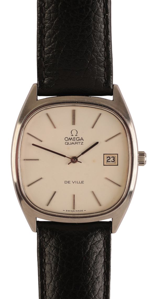 OMEGA DE VILLE: A GENTLEMAN'S STAINLESS STEEL WRISTWATCH