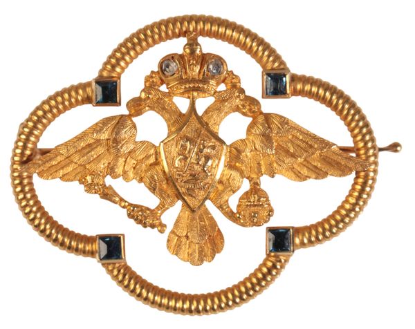 A RUSSIAN BROOCH