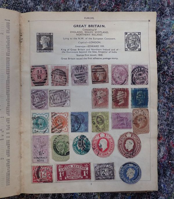 A STAMP ALBUM