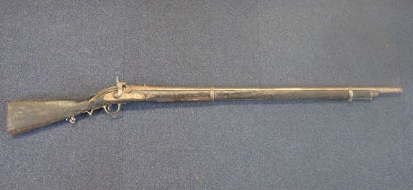 A 19TH CENTURY PERCUSSION MUSKET