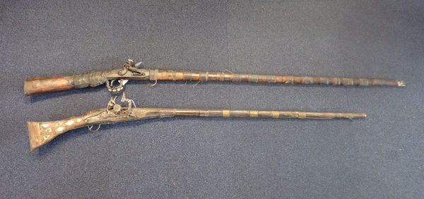 A TRIBAL FLINTLOCK MUSKET, POSSIBLY AFGHAN