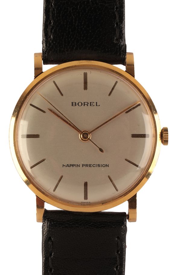 BOREL: A GENTLEMAN'S 18CT GOLD WRISTWATCH