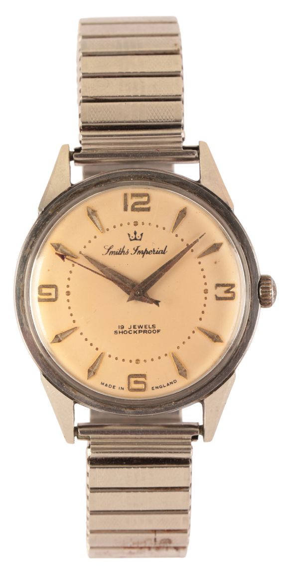 SMITHS IMPERIAL: A GENTLEMAN'S STAINLESS STEEL WRISTWATCH