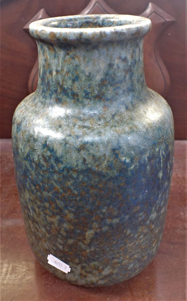 A RUSKIN POTTERY SOUFFLE VASE