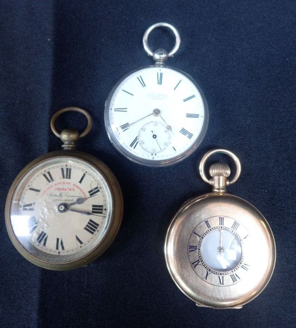 A J.W.BENSON SILVER POCKET WATCH