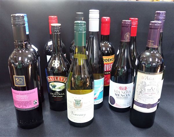 A COLLECTION OF WINES, SHERRIES