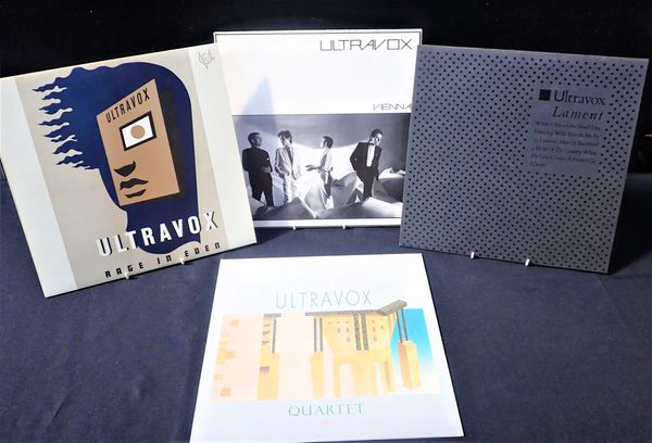 4 ULTRAVOX VINYL ALBUMS