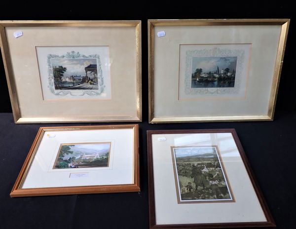 FOUR FRAMED PRINTS