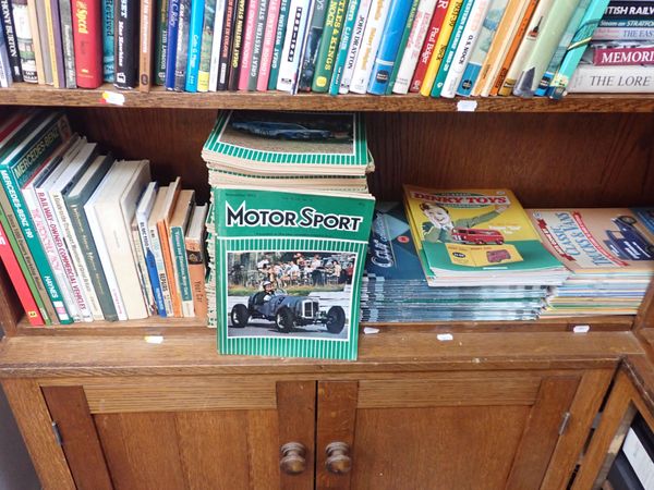 A COLLECTION OF BOOKS AND PERIODICALS OF MOTORING INTEREST