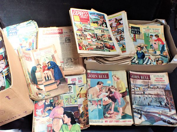 A LARGE COLLECTION OF 1950s 'JOHN BULL' MAGAZINE